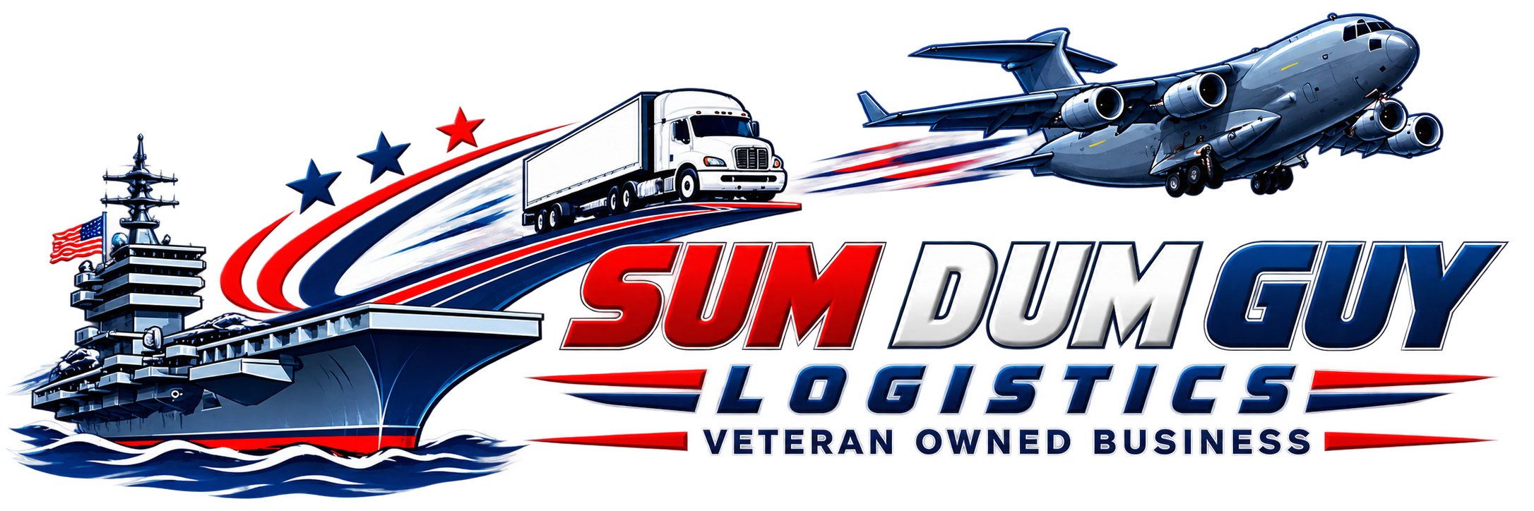 Sum Dum Guy Logistics Logo